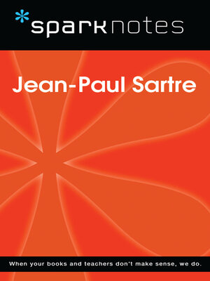 cover image of Jean-Paul Sartre (SparkNotes Philosophy Guide)
